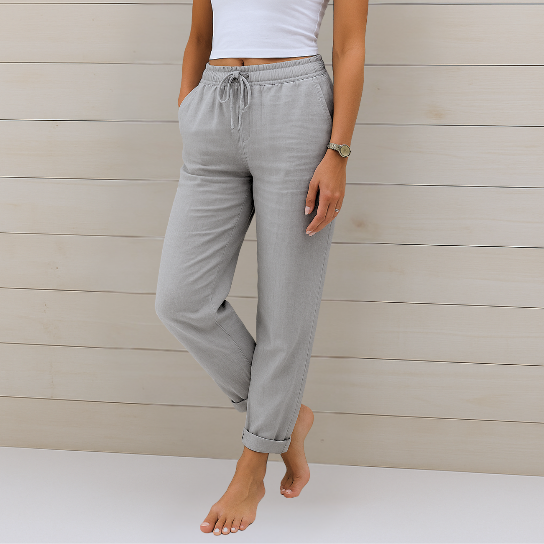 MAYLORA | Premium atmungsaktive Leinen Stretchhose