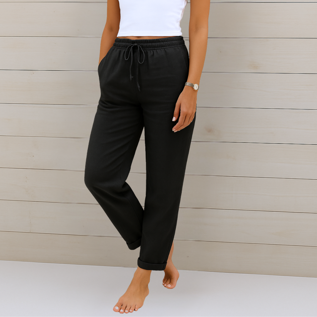 MAYLORA | Premium atmungsaktive Leinen Stretchhose