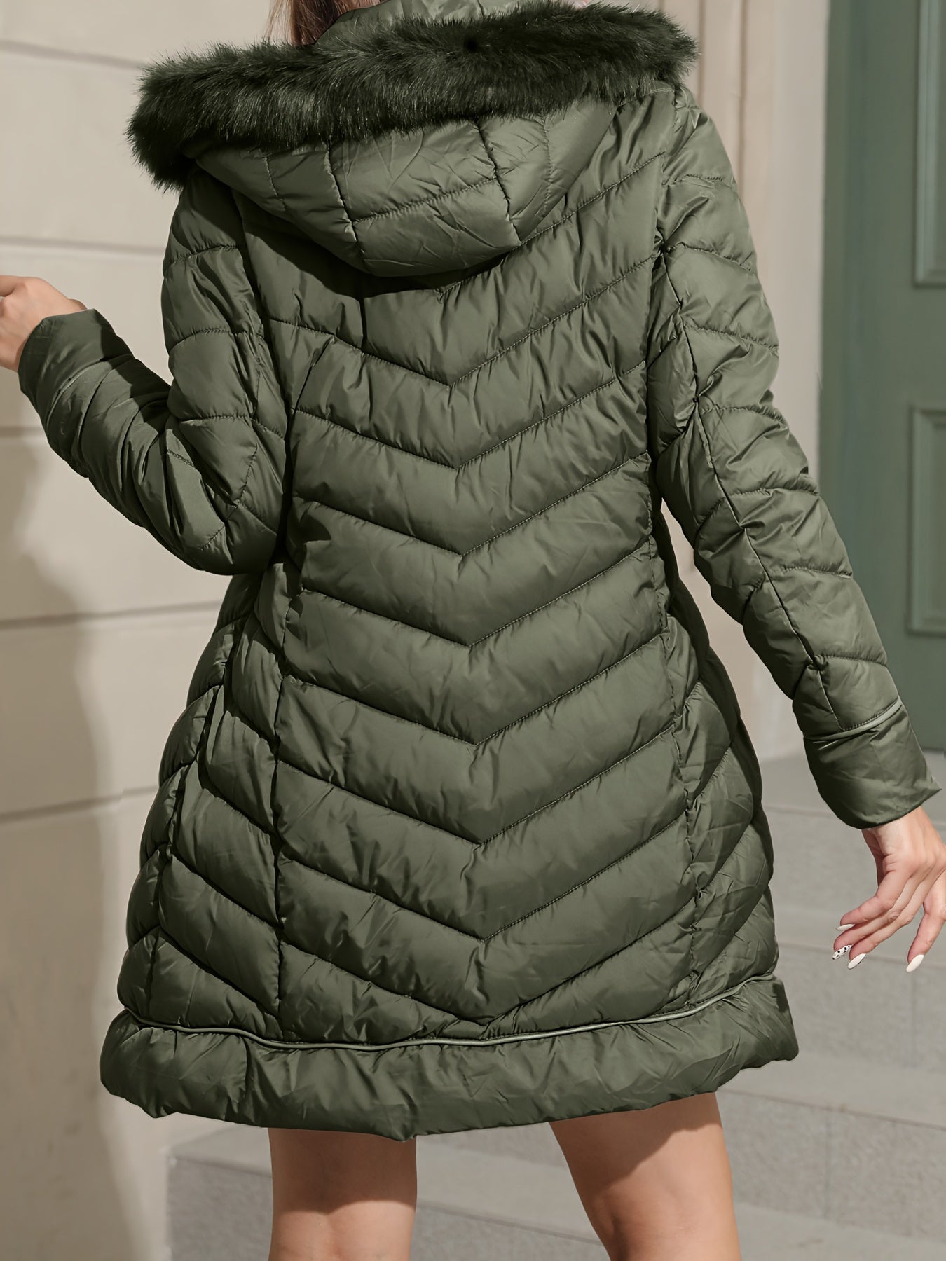 Jorien | Slim-Fit Winterjas Met Capuchon