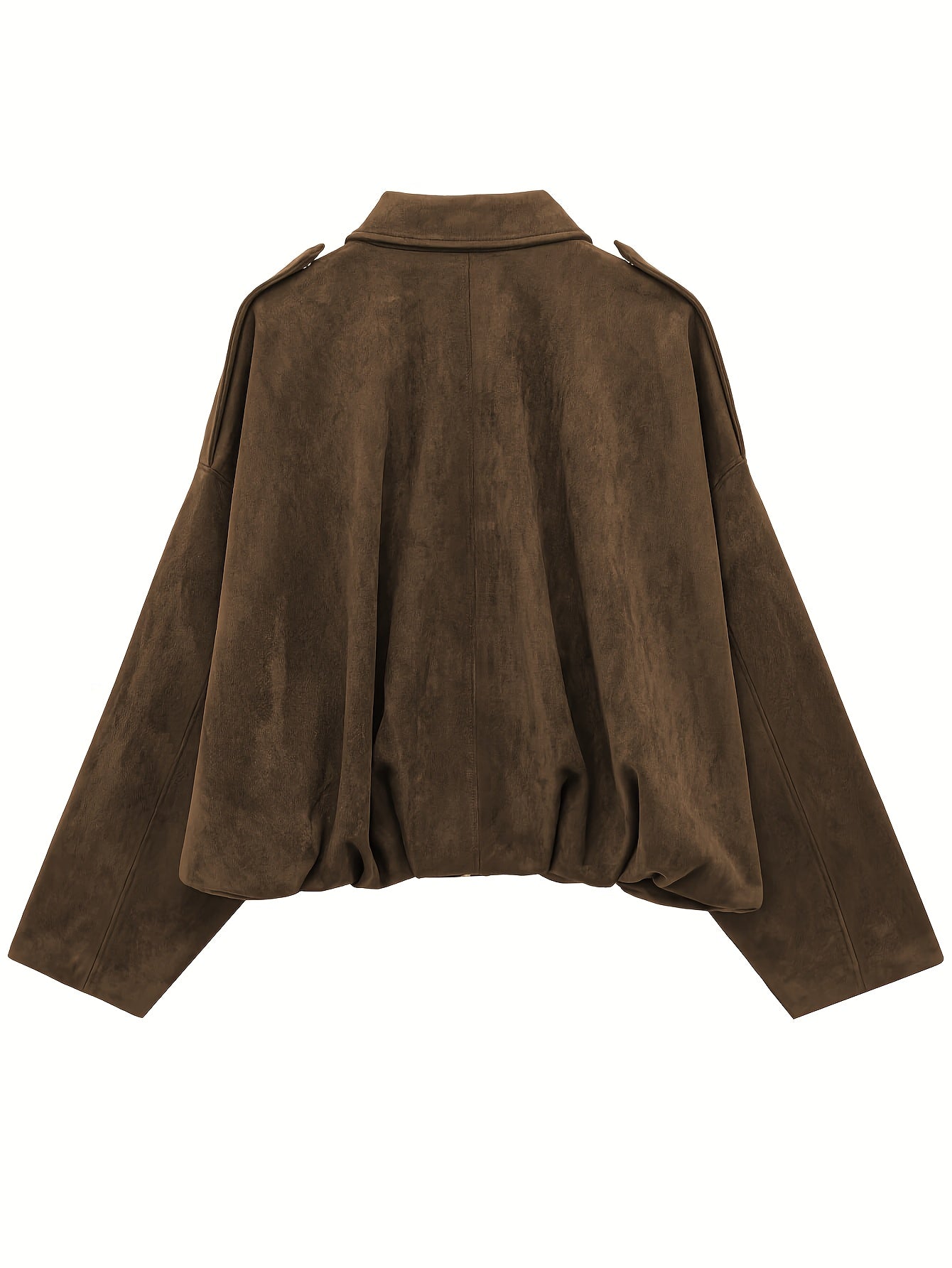 Tineke | Zachte Retro Jas In Faux Suède