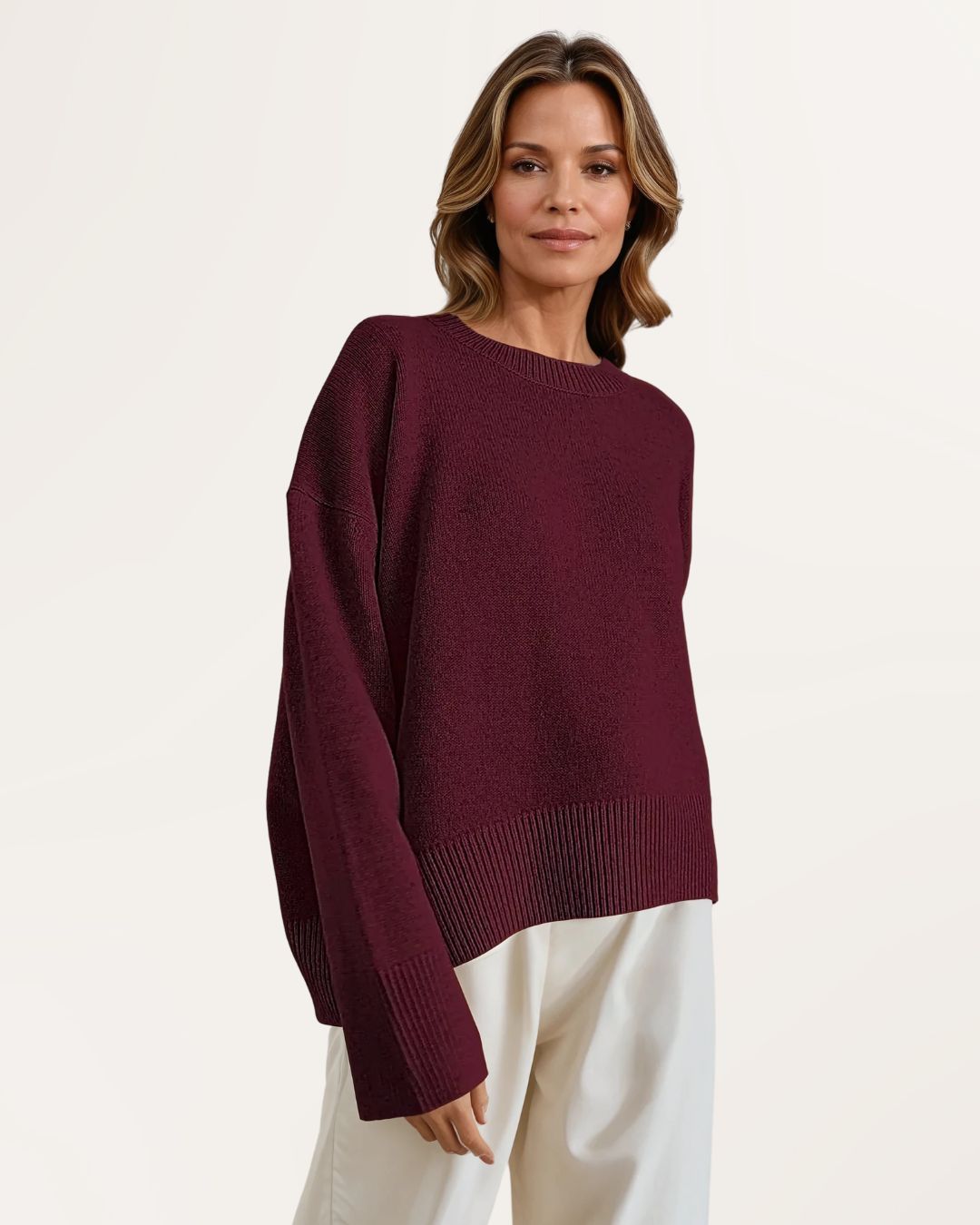 Tineke | Losvallende Trui met Minimalistisch Design