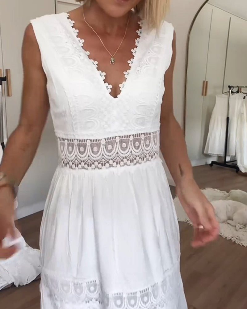 Lotte | Elegante Mouwloze Jurk