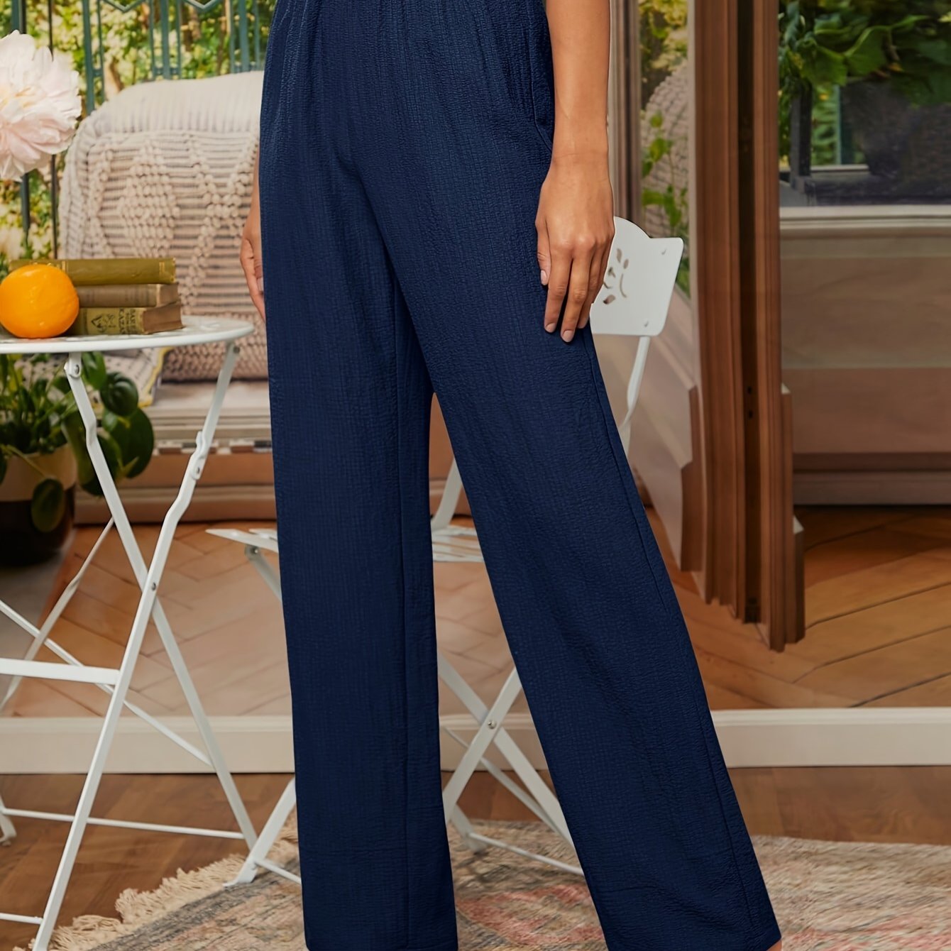 Rita | Stijlvolle Rechte Broek Met Hoge Taille