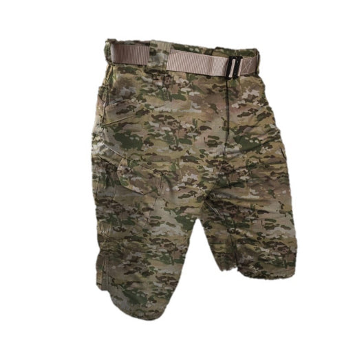 City Tactical Casual Shorts Workwear Plaid Fabric Waterproof