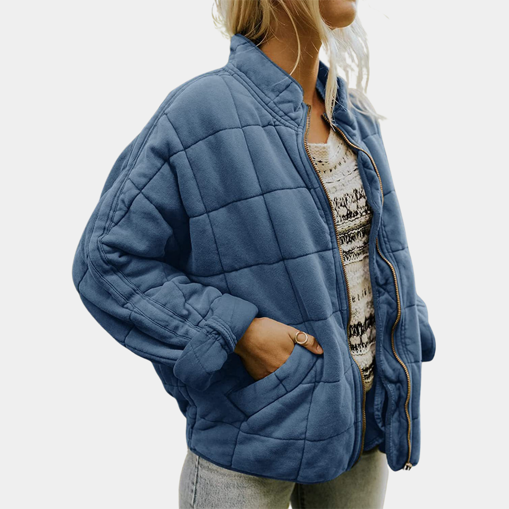 Corina | Stijlvolle Winterjas Met Rits
