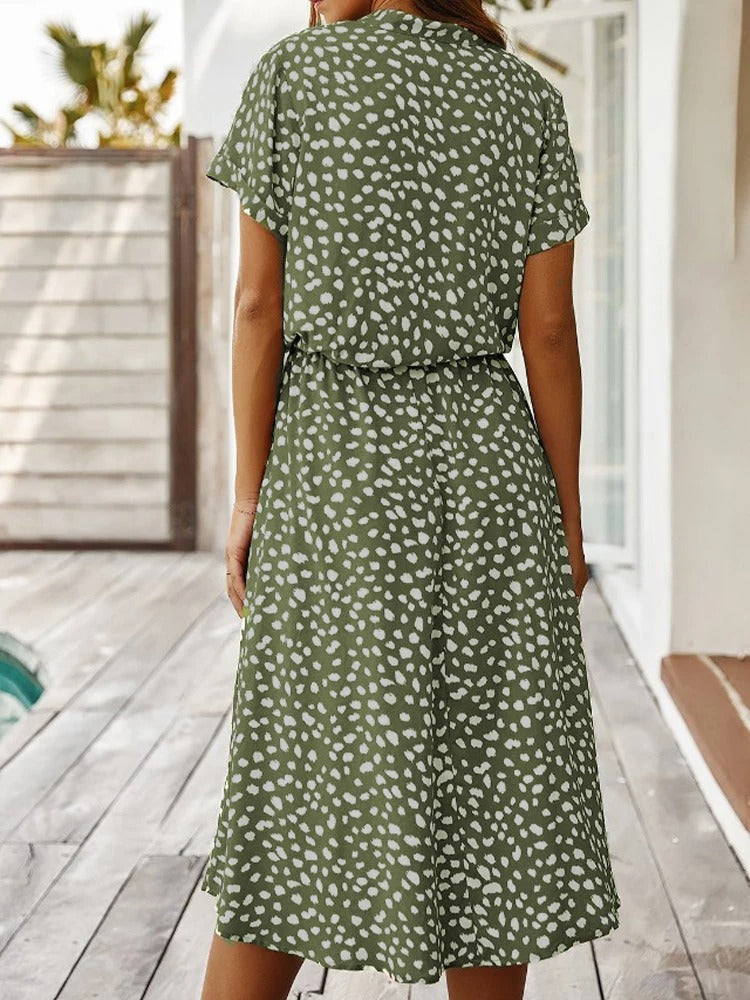 Eva | Luchtige Zomerjurk met Print