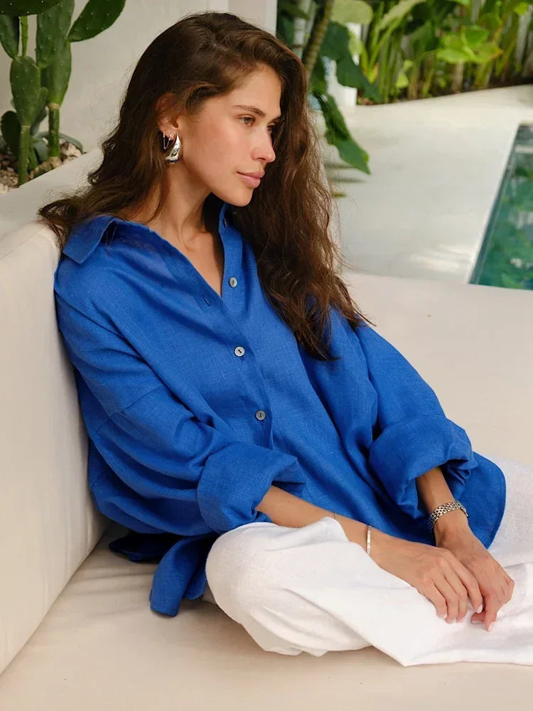 Sofie | Relaxte Linnen Blouse