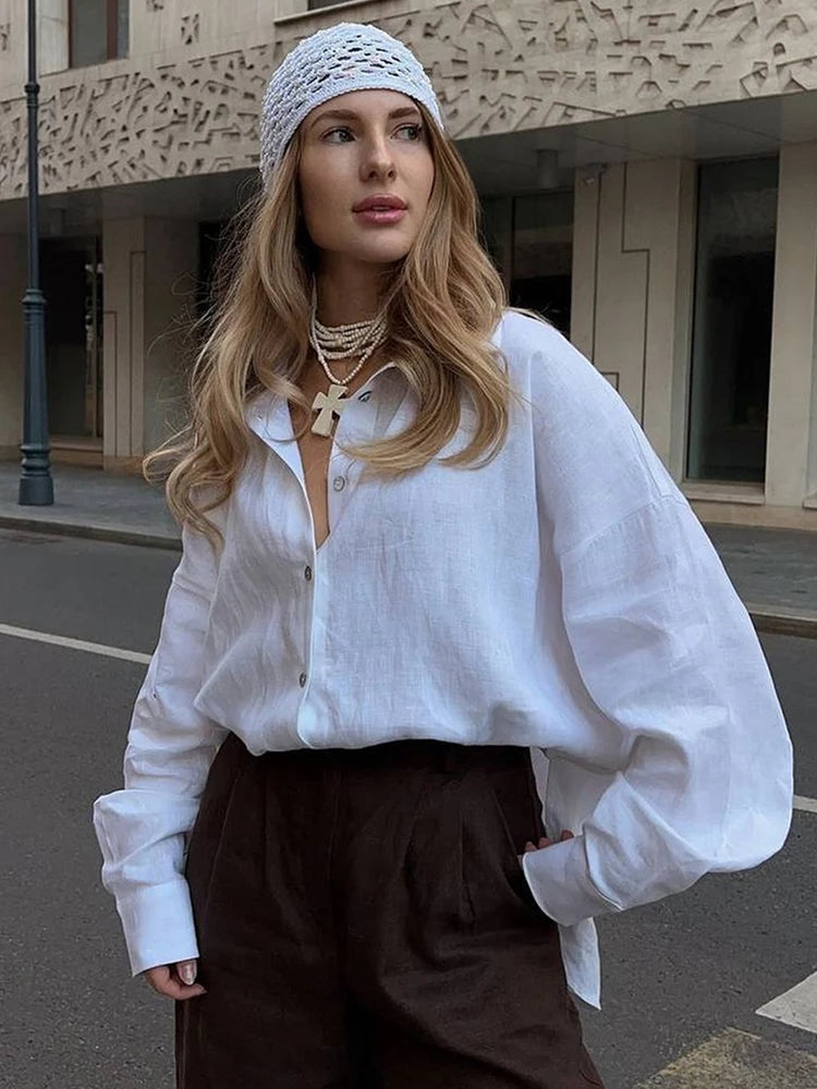Sofie | Relaxte Linnen Blouse