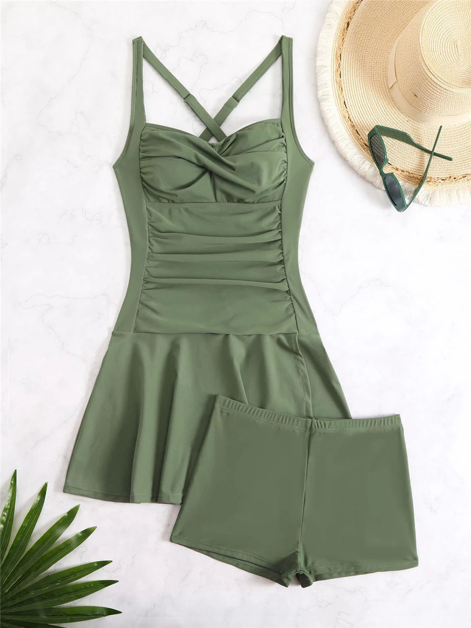 Nina | Elegant Badpakjurkje Met Bijpassende Short