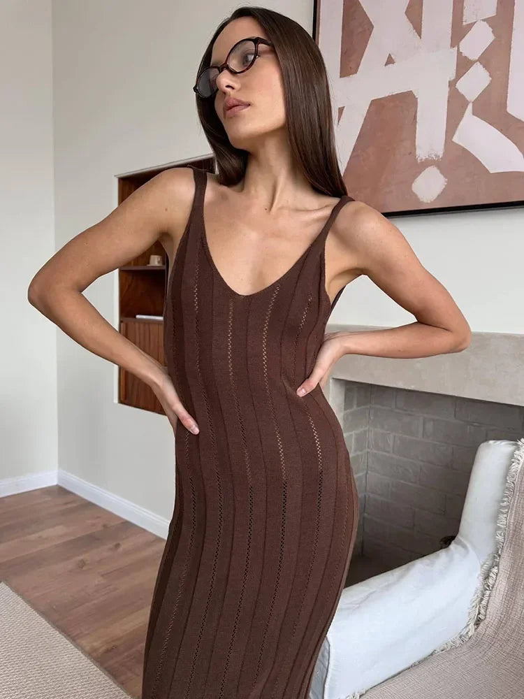 Tess | Bodycon Avondjurk met V-hals
