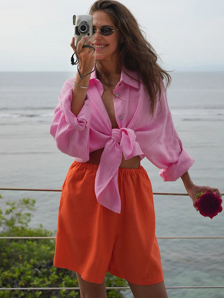 Sofie | Relaxte Linnen Blouse
