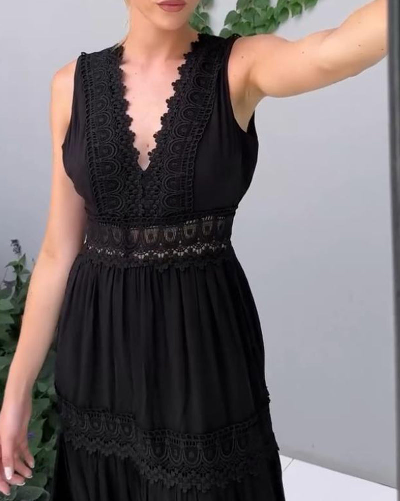 Lotte | Elegante Mouwloze Jurk