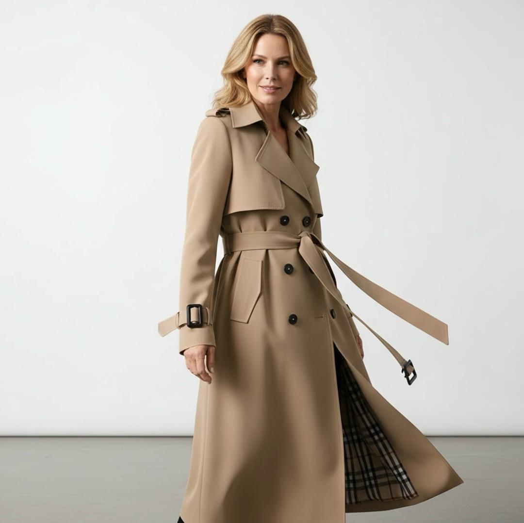Vespara – Elegant Trenchcoat med Tidlös Stil