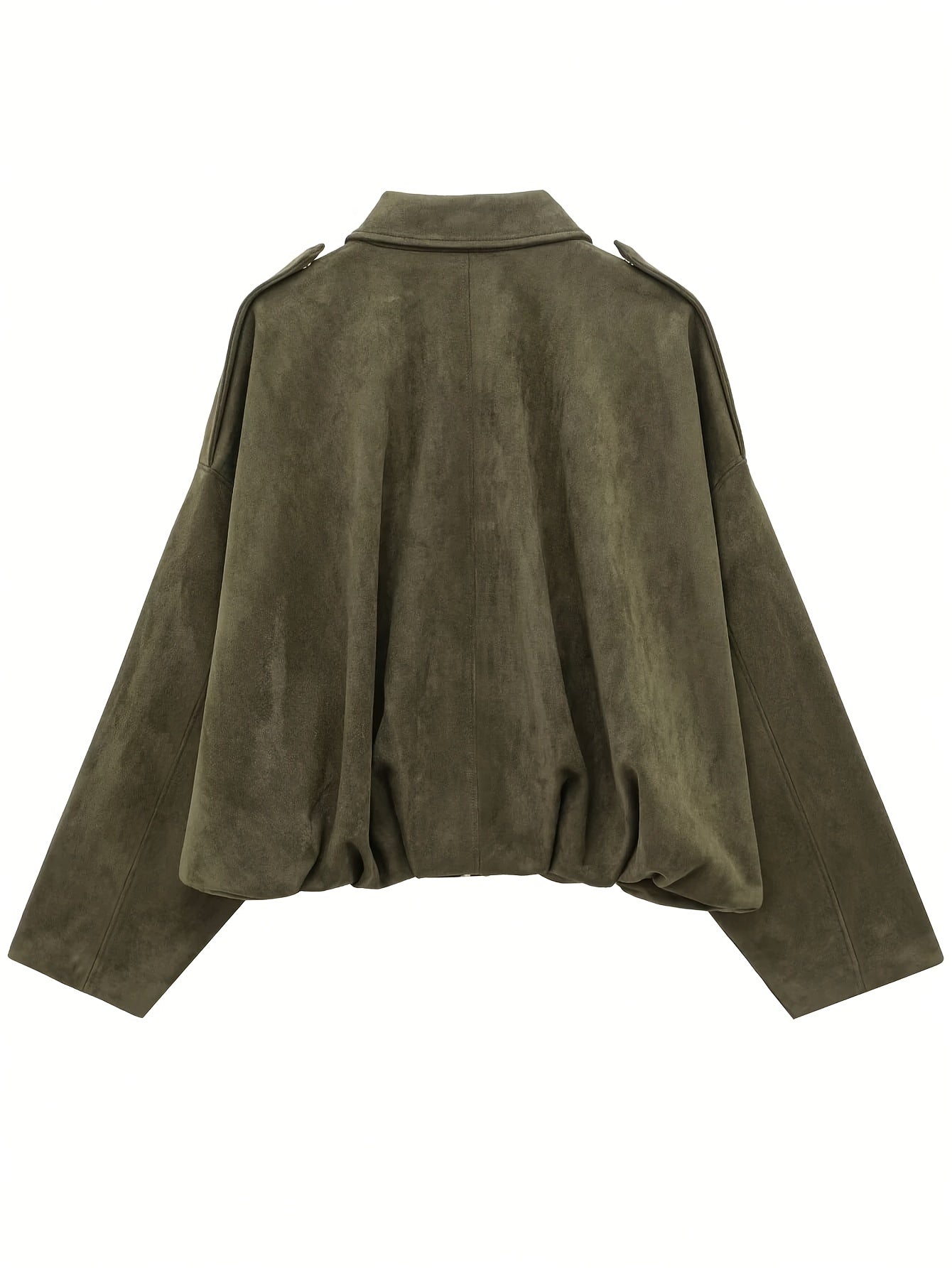 Tineke | Zachte Retro Jas In Faux Suède