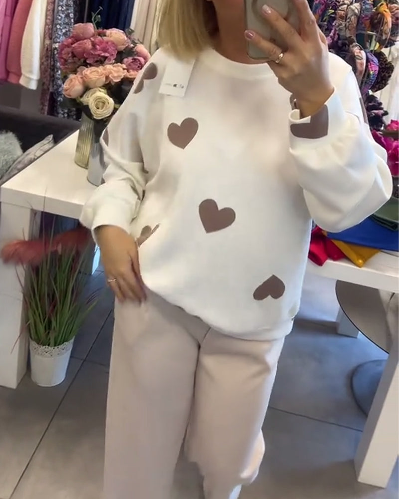 Monique | Trui met Hartjesprint