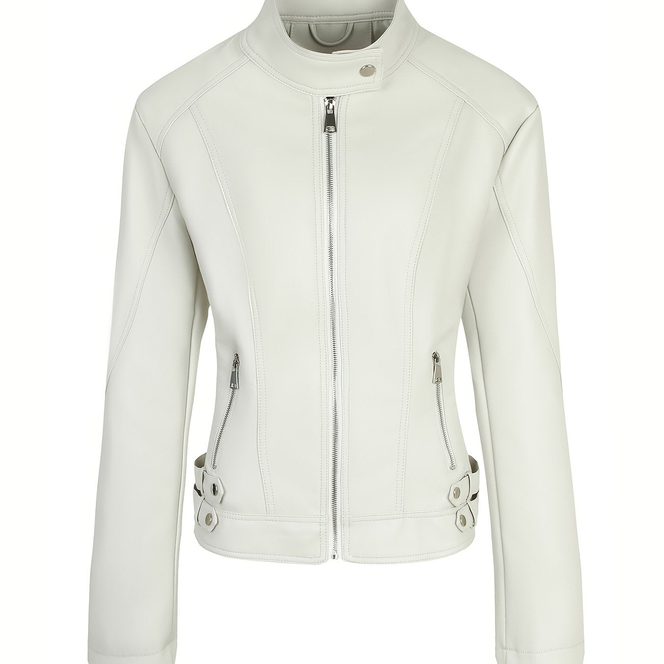 Petra | Slim-Fit Faux Leather Jacket