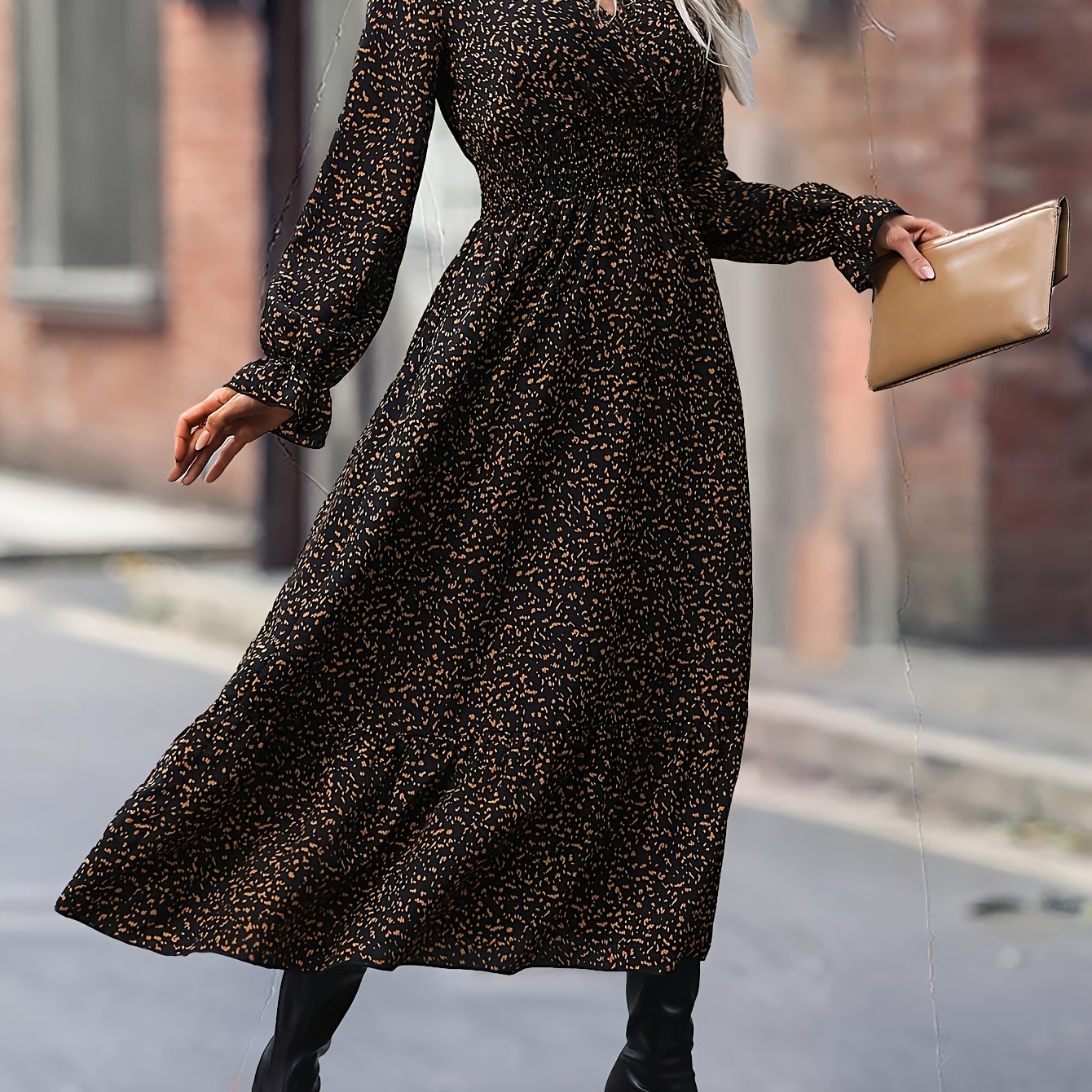Sophie | Elegante Jurk Met V-Hals