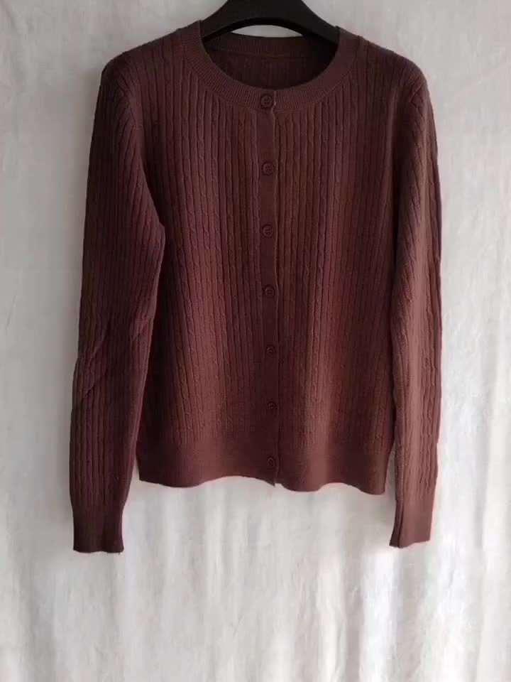 Sjoukje | Elegante Gebreide Trui Met Knoopsluiting