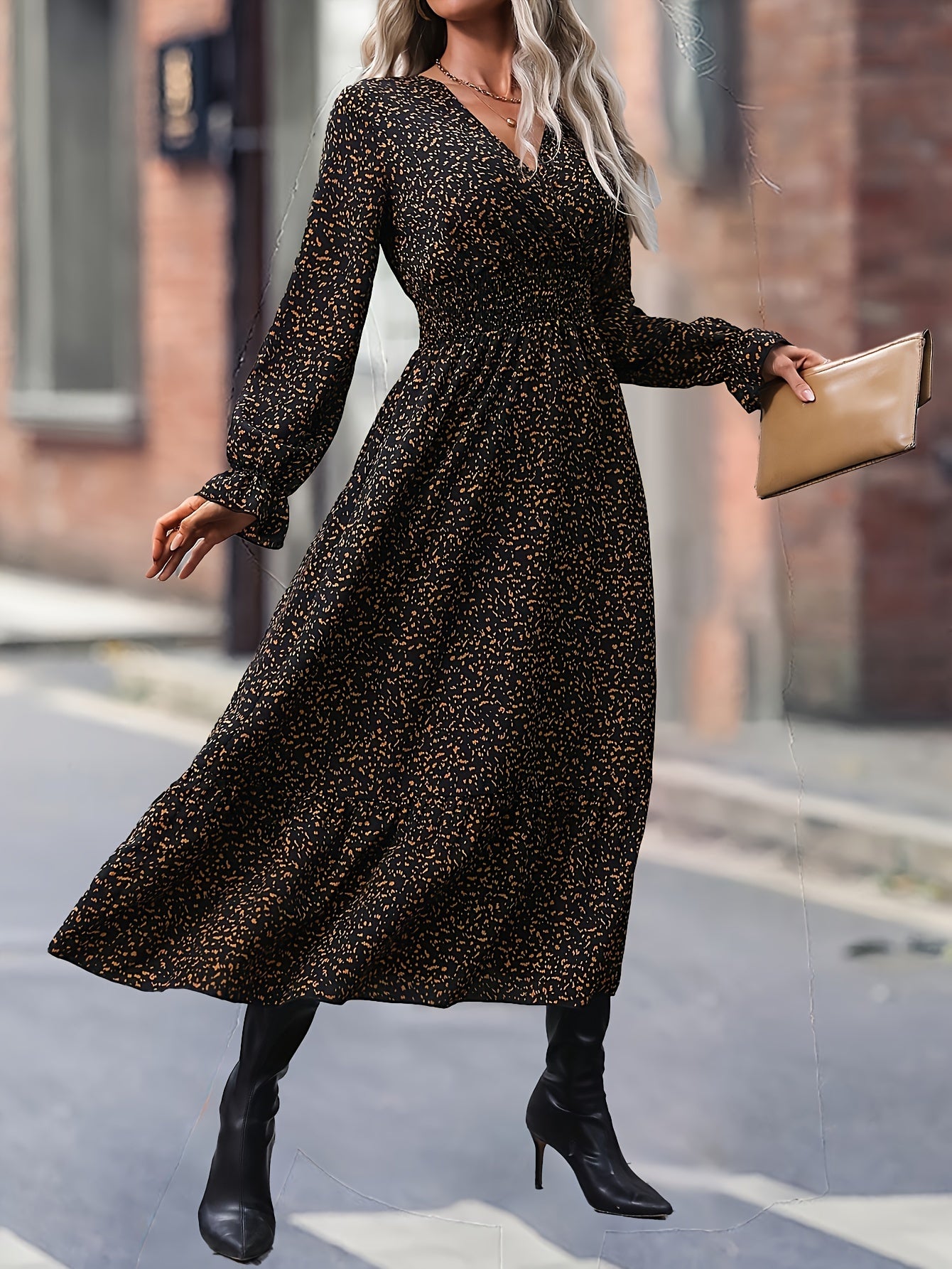 Sophie | Elegante Jurk Met V-Hals