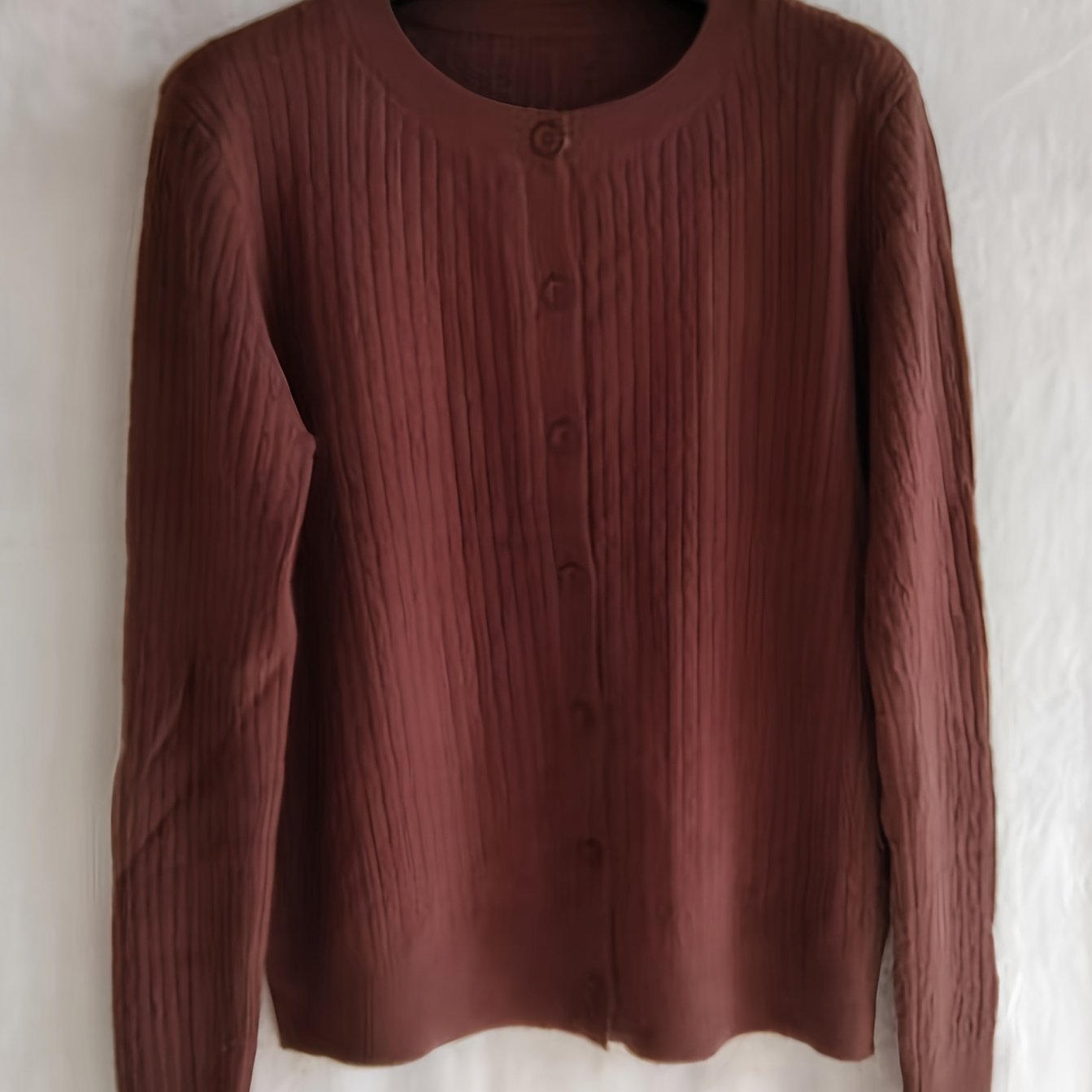 Sjoukje | Elegante Gebreide Trui Met Knoopsluiting