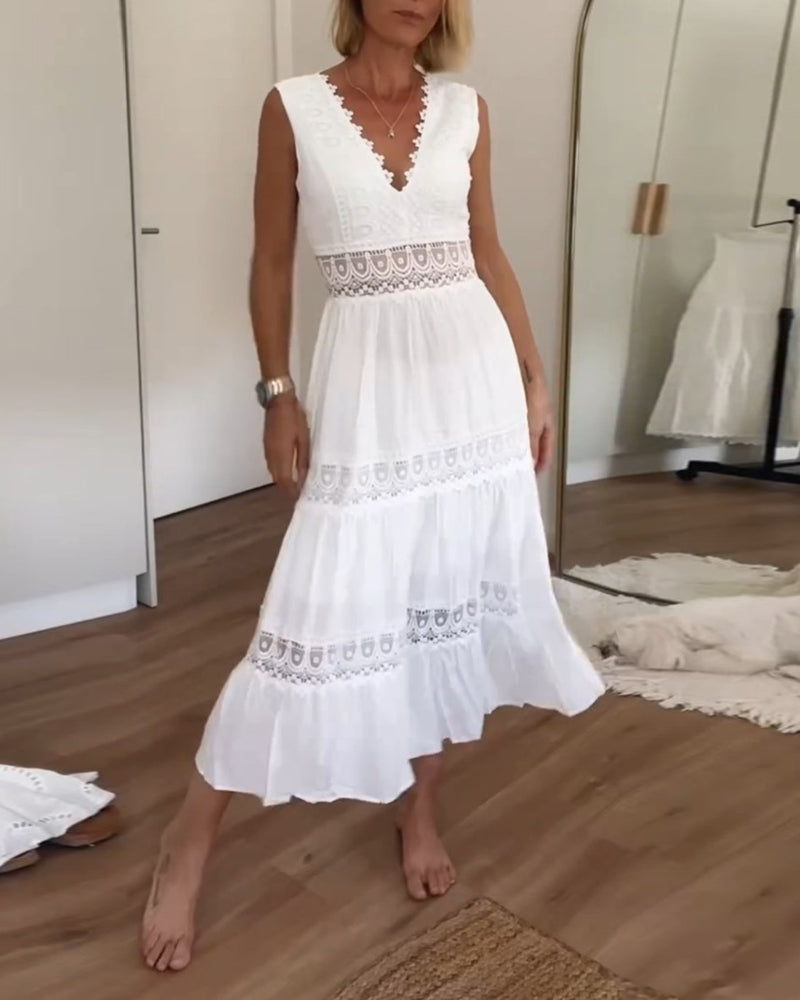 Lotte | Elegante Mouwloze Jurk