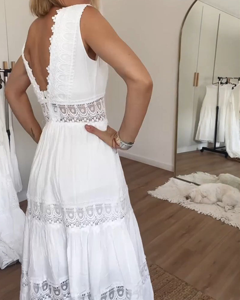 Lotte | Elegante Mouwloze Jurk