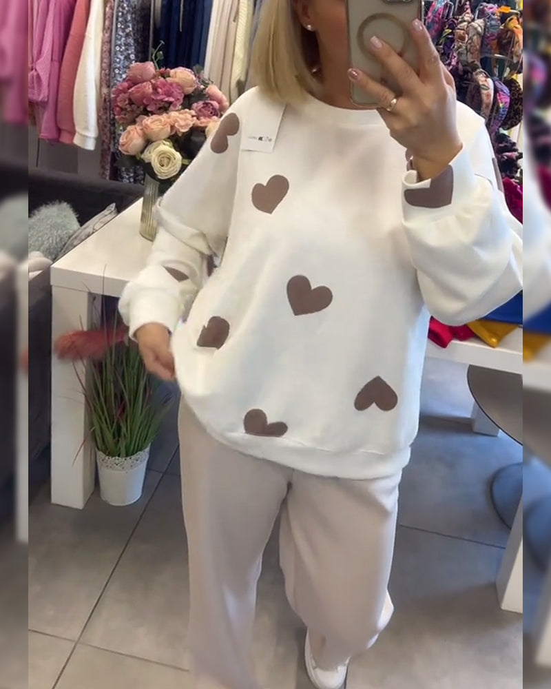 Monique | Trui met Hartjesprint