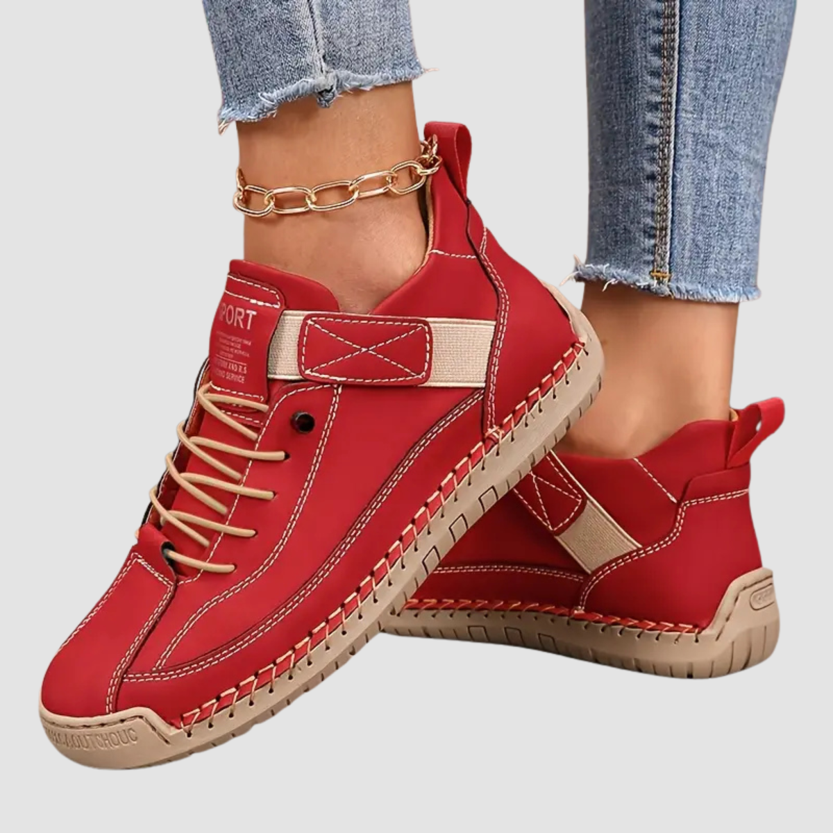 Sophie™ | Chaussures Rando Confort Rouge