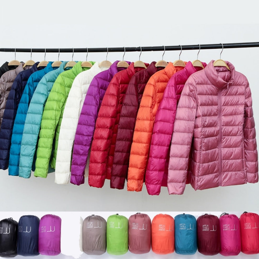 Ilse | Ultralichte Winterjas Met Witte Eendendons