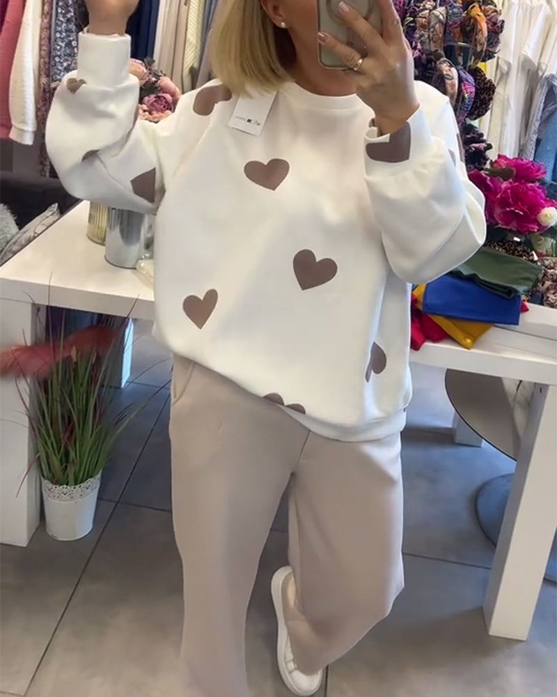 Monique | Trui met Hartjesprint