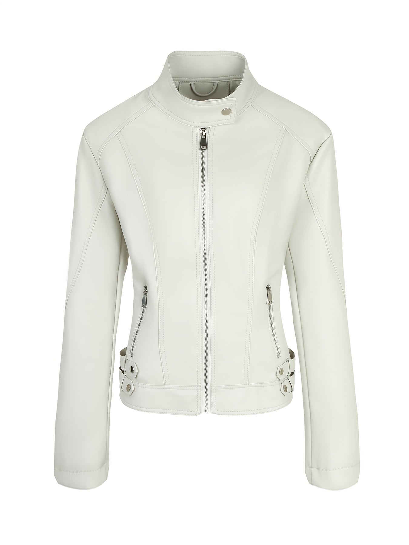 Petra | Slim-Fit Faux Leather Jacket